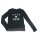 Arizona Langarmshirt mit Spitze schwarz