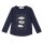 Langarmshirt 3 Pommes Mädchen lucky Glücksklee marine