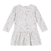 Kleid Langarm mit Haarband 3 Pommes Mädchen gris chine