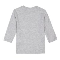 Langarmshirt 3 Pommes Jungen mit Hund gris hellgrau