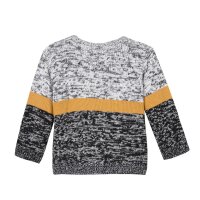 Pullover Strickpullover 3 Pommes Baby Jungen Grau Anthrazit