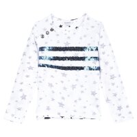 Langarmshirt 3 Pommes Mädchen Sterne u Pailletten...