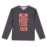 Sweatshirt 3 Pommes Jungen Stay cool Wendefunktion anthrazit