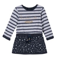 Kleid Langarm Streifen und Dreiecke 3 Pommes Mädchen...