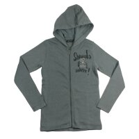 Blue Seven Sweatjacke Jacke m Kapuze mittelgrau