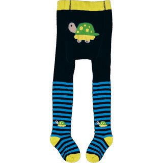 Riese Baby Strumpfhose Schildkröte dunkelblau ringel Gr. 62/68