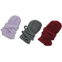 Fiebig Baby Fleece Handschuhe o Daumen m Band versch. Farben