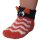 Riese Baby Kuschelsocke m ABS Vögelchen orange blau