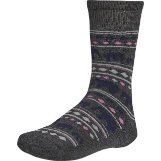 Ysabel Mora Mädchen Thermosocken Stoppersocken Strümpfe dunkelgrau