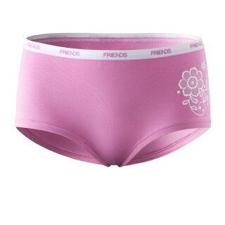 FRIENDS Mädchen Unterhose Slip Panty lila weiß
