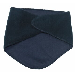 Fiebig Fleeceschal uni Dreiecktuch mit Futter(77609) 40x26cm marine