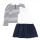 Kleid 3 POMMES Set Sunshine Trägerkleid Sweatshirt (3L30054) Marine Gr. 134