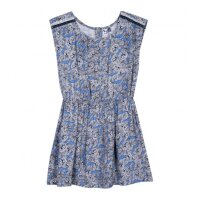 Kleid 3 Pommes Blue Love Trägerkleid Schmetterlinge...