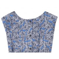 Kleid 3 Pommes Blue Love Trägerkleid Schmetterlinge...