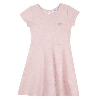Kleid 3 Pommes Kurzarm Mädchen Vieux Rose