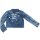 Jacke Blouson 3 Pommes Mädchen Jeansjacke bleu grise