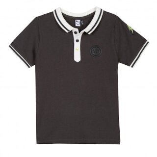 Poloshirt 3 Pommes Jungen T-Shirt gris anthrazite