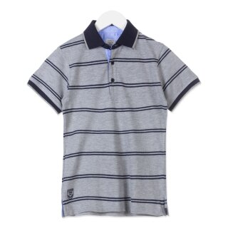 Losan Poloshirt T-Shirt Polokragen grau marine