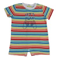 Losan Baby Jungen Spieler Sommer Body bunt gestreift