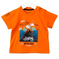 Losan Baby Jungen T-Shirt Skating naranja orange