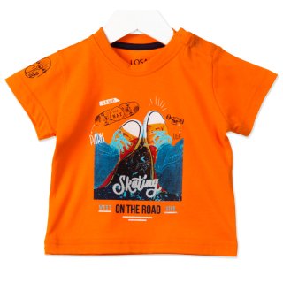 Losan Baby Jungen T-Shirt Skating (817-1025) naranja orange Gr. 68