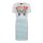 Million X girls Set Kleid T-Shirt sky blue
