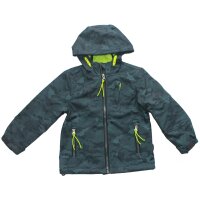 Outburst Jungen Softshelljacke leichte Jacke blau bedruckt