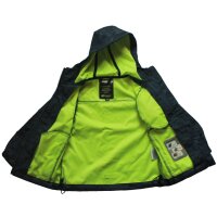 Outburst Jungen Softshelljacke leichte Jacke blau bedruckt