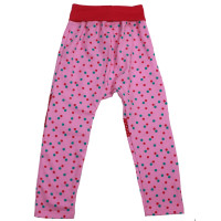 Maximo Baby Mädchen Hose Pumphose Jogginghose (892000-122800-0042) rosa Punkte Gr. 62/68