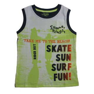 Losan Jungen Trägershirt Top Skatermotiv verde lima