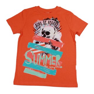 Stummer Jungen T-Shirt King of Spades Apricot