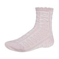 Ysabel Mora 3er Pack Mädchen Strümpfe Socken Herz beige rosa grau