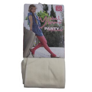 Ysabel Mora Mädchen Feinstrumpfhose 30 DEN Strumpfhose beige