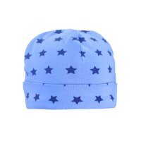 STUMMER Jungen Babymütze Sterne blau