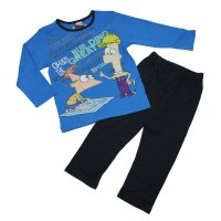 Phineas & Ferb Schlafanzug Pyjama lang
