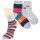 Riese Mädchen Strümpfe Socken 3er Pack grau bunt