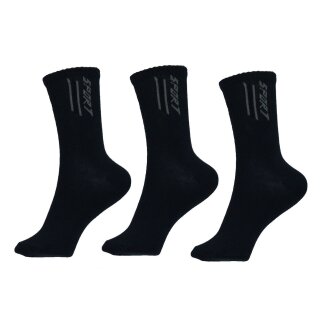Ysabel Mora Kindersocken 3er Pack Sportsocken Socken Strümpfe marine Gr. 35-37