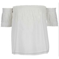 Blue Seven Mädchen Bluse Carmen T-Shirt weiß