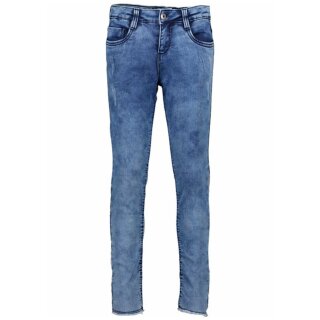 Blue seven Mädchen Jeans Hose Jog-Jeans destroy Silberstreifen blau
