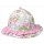 Fiebig Mädchen Hut Bindemütze bedruckt Mütze (80475) weiß Gr. 49