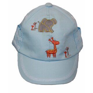 Maximo Basecap Mütze Jungle Camp hellblau Gr. 45