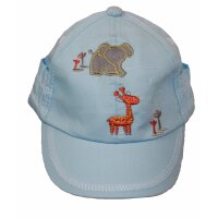 Maximo Basecap Mütze Jungle Camp hellblau Gr. 45