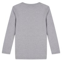 3 Pommes Jungen Langarmshirt T-Shirt Langarm 869 gris shine