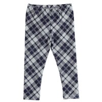 Sarabanda Mädchen Leggings Karo dunkelblau gray...