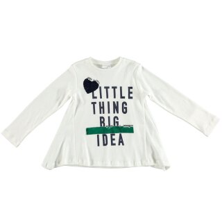 i DO Mädchen Langarmshirt Wendepailletten little thing big idea beige