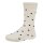 Ysabel Mora 3er Pack Mädchen Strümpfe Socken Panda gemustert beige grau