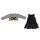 Sarabanda Mädchen Set Kombination Kleid Sweatshirt schwarz leo