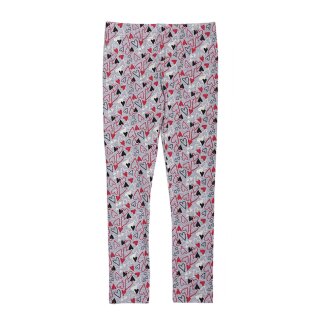 Disney Minnie Mouse Leggings Herzen hellgrau