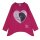 Miss Melody Langarmshirt Pferde Herz Pailletten Zipfelshirt deep pink