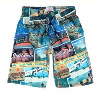 Sturdy Badehose Badeshorts Boardshorts Fotodruck California